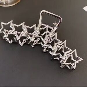 Star Pattern Hair Claw Clip – Stylish & Secure Grip |Women’s  Hair Accessory